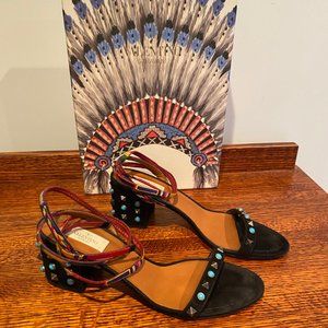 Valentino Garavani studded sandals size 10